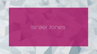 Israel Jones  appearance [upl. by Dudden956]