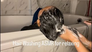 Hair Washing ASMR for relaxing to you 🫧 [upl. by Yann]