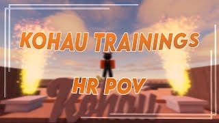 Kohaú Trainings 3  HR POV  rivistio [upl. by Llechtim]