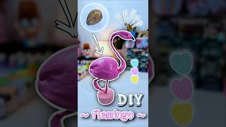 DIY Homemade Flamingo Bird 🦩 Decor😱 WOW Waste coconut 🥥 Reuse idea 💡shorts diy youtubeshorts [upl. by Annerol980]