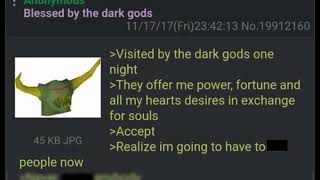 Anon Gets Visited By DARK GODS  4chan Greentext [upl. by Rubina]