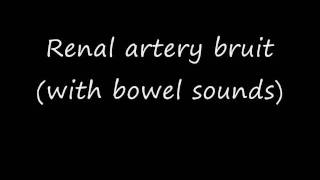 Renal artery bruit [upl. by Northey]