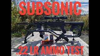 Subsonic 22 LR Ammo Test [upl. by Hamil]