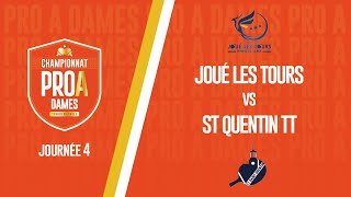 PRO A DAMES  J4  JOUE LES TOURS TT vs TT SAINT QUENTIN [upl. by Kolnick]