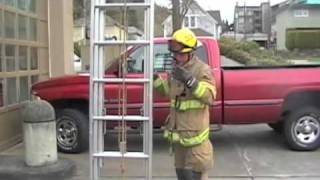 one man extension ladder throw [upl. by Eldridge]