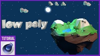 1 Modela una Escena Low Poly en Cinema4D  Tutorial [upl. by Alford]