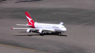 RC Model Qantas A380 Airbus [upl. by Aleak977]