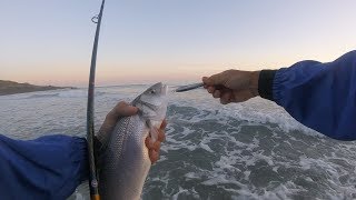 Spinning desde playa con señuelos spanish Lures [upl. by Peterman]