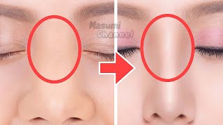 Nose Bridge Lift Massage Reshape Sharpen Your Nose Reduce Fat Nose Without Surgery [upl. by Shaper]