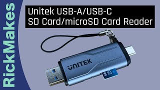 Unitek USBAUSBCSD CardmicroSD Card Reader [upl. by Aura]