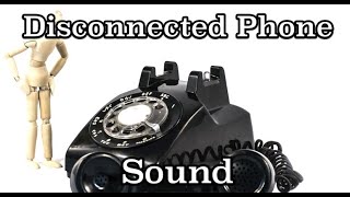 FREE SOUND EFFECTS Phone of the Hook Disconnected Phone [upl. by Adnoek]