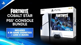 Fortnite Cobalt Star  Console Bundle Announcement  PS5 [upl. by Zobkiw]