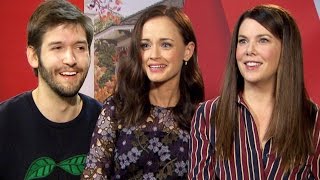 Interviewing the Gilmore Girls Lauren Graham amp Alexis Bledel  Michi trifft [upl. by Euqina]