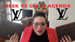 COMPARISON Louis Vuitton AGENDA GM or DESK AGENDA Pros and Cons Comparison [upl. by Mcclenaghan]