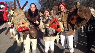 2023 Surva Kukeri Festival Pernik in Sofia Bulgaria  Сурва Кукери Перник гостуват в София България [upl. by Lacsap]