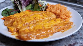 CHEESE ENCHILADAS  Andys Home Cafe Cheese Enchiladas [upl. by Petulia]