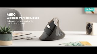 Nulea M510 Vertical Mouse Wireless [upl. by Neau]