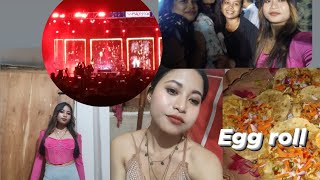 Egg roll🤤🤤 Shaan astabal live concert cat susma ❤️🥀 [upl. by Giwdul]