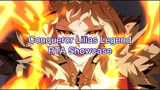 Epic Seven Conqueror Lilias Legend RTA Showcase [upl. by Hgalehs685]