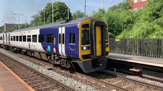 Northern Rail 158752 At Goldthorpe From Sheffield To Leeds [upl. by Henn]