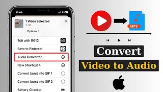 How To Convert Video to Audio on iPhone mp4 to mp3  Video to MP3 Converter on iOS 18 [upl. by Bevash]