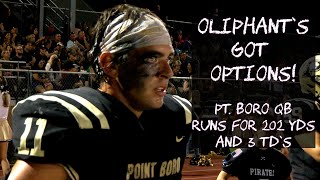 Point Pleasant Boro 42 Colts Neck 20  Week 0 Highlights  Matt Oliphant 202 yards 3 TDs [upl. by Aennaej]