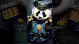 Countries as police animals amp bird😃❤️animals ytshorts midjourneyai countries birds [upl. by Kciredohr]