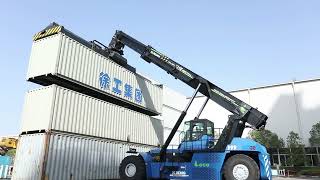 XCMG FULLY ELECTRIC REACH STACKER XCS4531E [upl. by Jamilla]