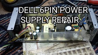 Dell 6pin power supply repair  dell smps repair in hindi [upl. by Liva]