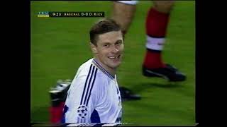 1998 10 22 Arsenal v Dynamo Kyiv European Champions League ITV [upl. by Nywg]