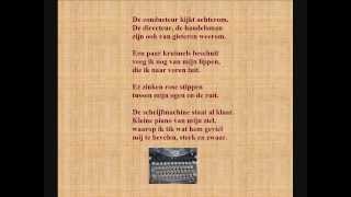 Gerrit Achterberg  Gedicht Typiste door Jeanine Schevernels [upl. by Nnylatsyrc847]