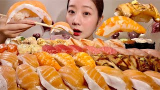 ASMR Sushiro Sushi🍣 Japanese Kaitenzushi【Mukbang Eating Sounds】【English subtitles】 [upl. by Ennairod]