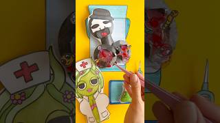 Incredibox Sprunki Cosmetics Surgery  Jiggly Big Balloon Black amp Vineria Doctor Squishy Paper [upl. by Aserat]