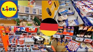 🇩🇪 Shopping at Lidl supermarket in Germany  What things cost ENGLISH SUBTITLES ON [upl. by Taffy]