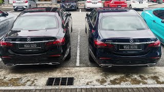 Mercedes E200 Avantgarde vs E300 AMG Line 2021 Malaysia [upl. by Marchall]