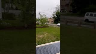 Federal Signal 3T22A Ambience  Yaphank NY  HiLo for an EMS Alarm [upl. by Seow]