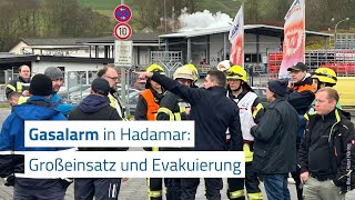 Großeinsatz und Evakuierung nach Gasaustritt in Hadamar [upl. by Tedd707]