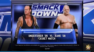 WWE 2K24 The Undertaker Vs Kane Casket Match [upl. by Sigfried]