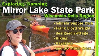 RV LIFE WISCONSIN DELLS AREAMORE THAN WATERPARKSMIRROR LAKE STATE PARKISHNALA SUPPER CLUB EP143 [upl. by Ainit]