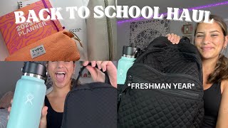 Back to school haul  l Freshman year l 2023 [upl. by Lewert]