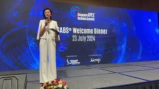 FLY HOSTs Jacqueline Chow  Singapore Apex Business Summit 2024 [upl. by Akoyin]