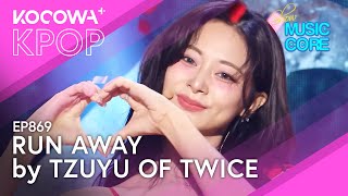 Tzuyu  Run Away  Show Music Core EP869  KOCOWA [upl. by Assirat]