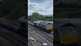 WCML DIVERT at Trowell junction 66745 Hams hall Mossend Scotland [upl. by Aydne]