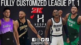 NBA2K  CUSTOM JERSEY DESIGNSUNIFORM CONCEPTS  REBRAND FOR ALL TEAMS PT 1 by HOOPR NBA 2K23 [upl. by Nomal]