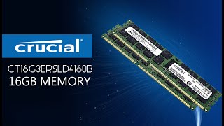 Crucial CT16G3ERSLD4160B 16GB DDR3 Memory [upl. by Elmaleh]