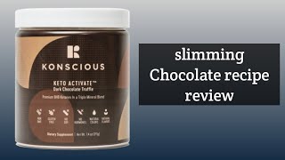 slimming chocolate recipe review  Keto activate chocolate review [upl. by Luamaj]