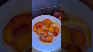 Tarte tatin aux pêches🍑🤤 shortswithzita ￼ [upl. by Savannah]