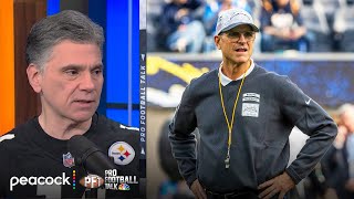 Chargers Jim Harbaugh prove culture is changed in Week 11 SNF win  Pro Football Talk  NFL on NBC [upl. by Ward733]