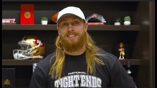 George Kittle Sets the Record Straight About National Tight Ends Day [upl. by Roselle]