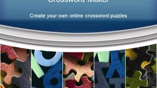 Crossword Maker  Online Crosswords Puzzle Compiler [upl. by Hercule84]